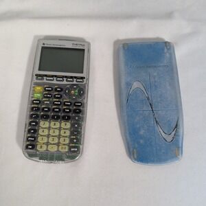 Texas Instruments TI-83 Plus Silver Edition Graphing Calculator w/ Cover - Clear
